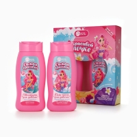 Набор детский "Самой красивой русалочке", гель-пена 250 мл, шампунь 250 мл