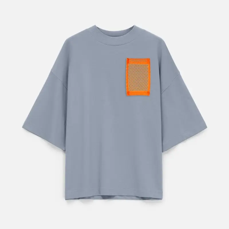 Карман из крупной сетки Pose, зеленый неон