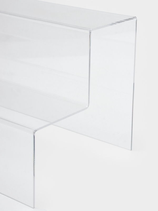 Горка 2 ступеньки 40&times;21&times;20 см, оргстекло 3 мм, В ЗАЩИТНОЙ ПЛЁНКЕ