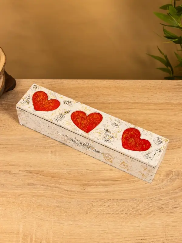 Шкатулка "Любовь" 32х7х7 см, МДФ