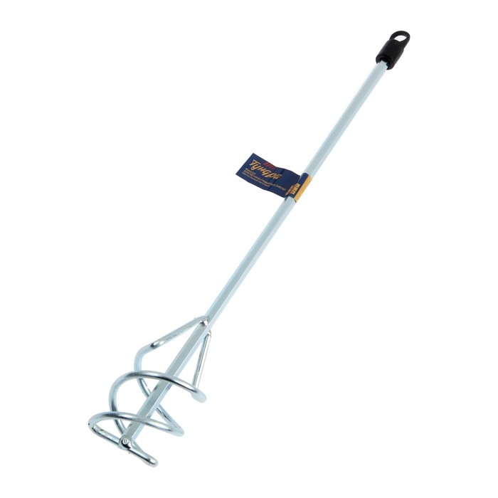 Миксер для песчано-гравийных смесей ТУНДРА, оцинкованный, шестигранный хвост., 60х8х400 мм Миксер для песчано-гравийных смесей ТУНДРА, оцинкованный, шестигранный хвост., 60х8х400 мм