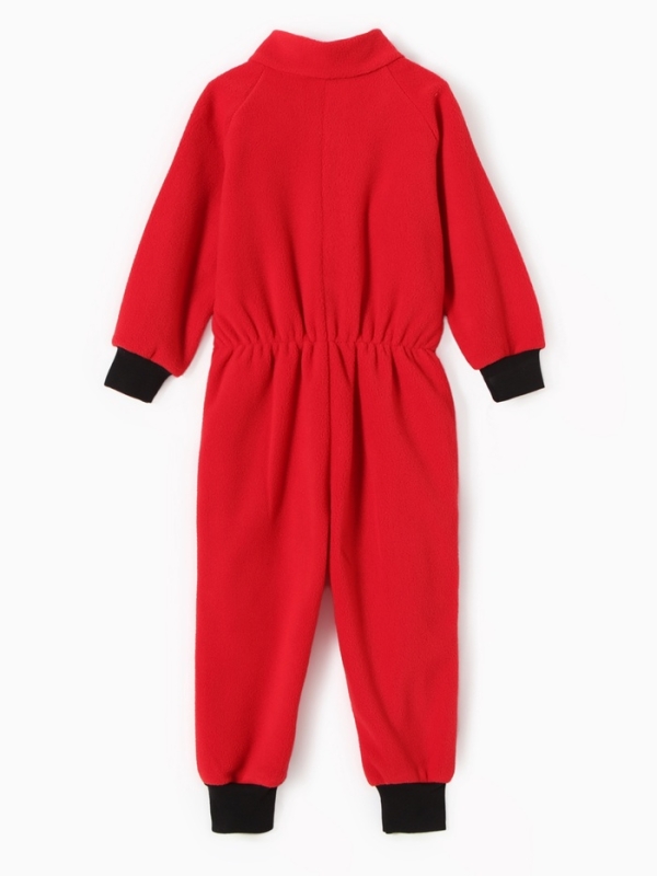 Комбинезон детский, цвет красный, рост 98 см