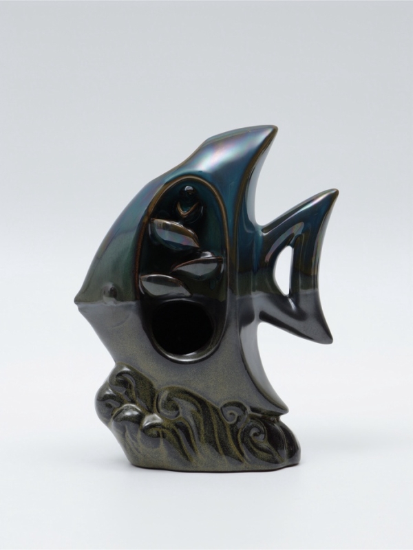 Подставка для благовоний TAKE IT EASY &laquo;Рыбка&raquo;, набор благовоний конусы, стелющийся дым, 6.7&times;5.1&times;4.3см