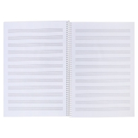 Тетрадь для нот А4 24 листа, на гребне "Музыка для души", обложка мелованный картон, справочная информация, блок 80 г/м2 Тетрадь для нот А4 24 листа, на гребне "Музыка для души", обложка мелованный картон, справочная информация, блок 80 г/м2