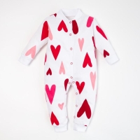 Комбинезон Крошка Я &laquo;Сердца&raquo; рост 68-74 см