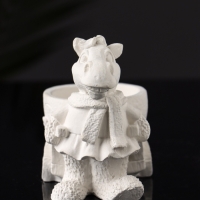 Фигурное кашпо "Лошадь с тележкой" 10х10х6 см