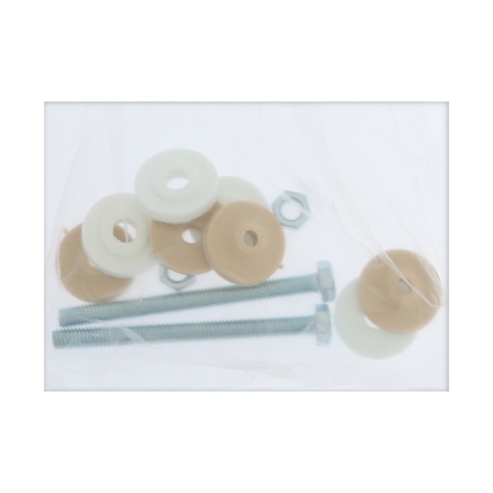 Арматура для смывных бачков Арматура для смывных бачков "РБМ" АС-11.1, с боковым плоским донным клапаном, кнопка белая