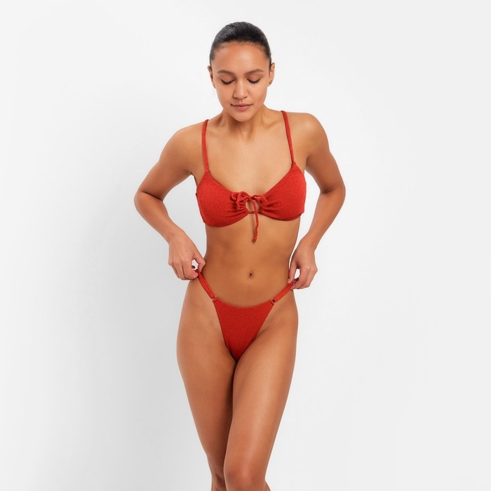 Купальник раздельный MINAKU, цвет рыжий размер 48