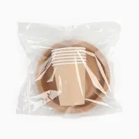 Набор посуды одноразовый &laquo;КРАФТ&raquo;: 6 стаканов, 6 тарелок