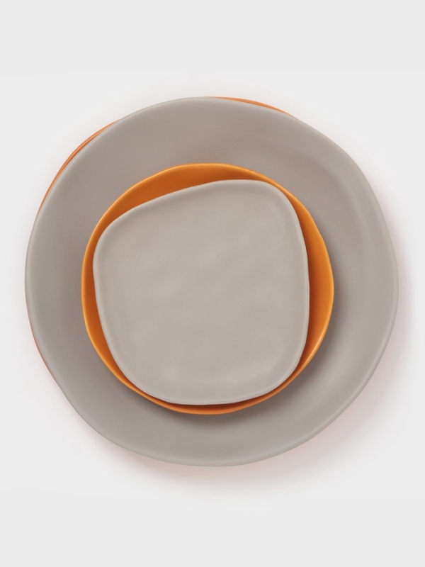 Тарелка  Magistro "Potter" 18см 18х17,7х2,5 цвет светло-серый