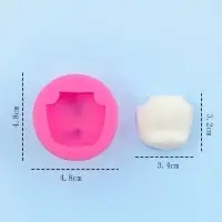 Форма силиконовая универсальная &laquo;Силуэт&raquo;, размер изделия &mdash; 3,4 &times; 3,2 см