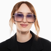 Очки солнцезащитные uv 400, дужка 13.5 см, ширина 12.8 см, линза 5.5&times;6 см