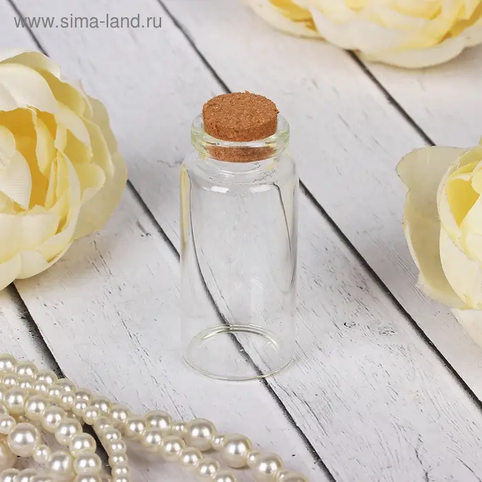 Основа для творчества и декорирования &laquo;Бутылочка&raquo;, с пробкой, 30 мл