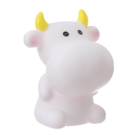 Ночник "Бычок" LED от батареек 3хLR44 белый 6х9х12 см RISALUX Ночник "Бычок" LED от батареек 3хLR44 белый 6х9х12 см RISALUX