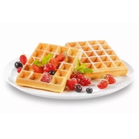 Вафельница Waffle Time WD170D38 серебристый, черный