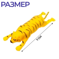 Мялка антистресс тянучка &laquo;Тигр&raquo;, с песком, цвета МИКС, в шоубоксе