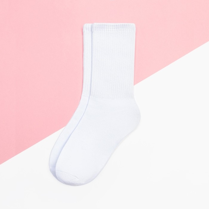 Носки женские KAFTAN "Basic" р. 36-39 (23-25 см), белый