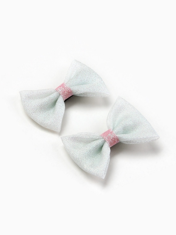 Бант для волос 2 шт, крабики &laquo;Милашке&raquo;, 8 х 12,5 см