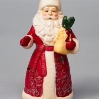 Светодиодная фигура "Дед Мороз" 13.2х7.1х6, 1 LED, LR44x3(в компл.), Т/БЕЛЫЙ