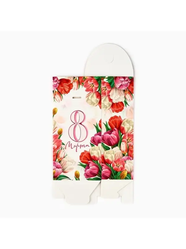Коробка складная &laquo;8 Марта&raquo;, 9 х 19 х 6 см