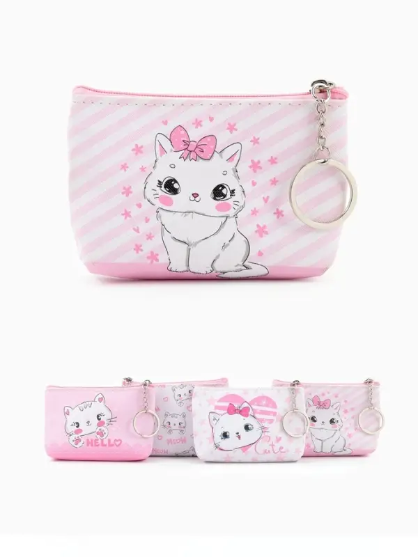 Кошелек дет 13-01-01 Июнь2512, 10,5*2,5*8 см, отд на молнии, микс