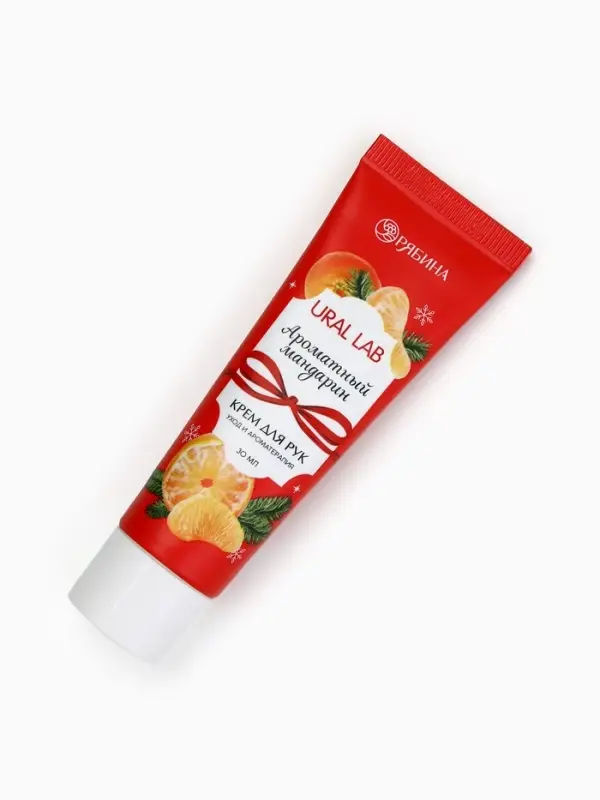 URAL LAB Арома Саунд Крем для рук с ароматом мандарина, 30 мл