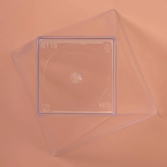 Форма пластиковая одноразовая для фуршета &laquo;Рубин&raquo;, 90 мл, прозрачная