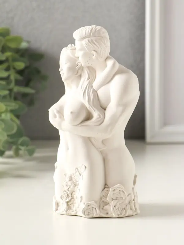 Статуэтка "Влюбленные" 14х6 см, гипс