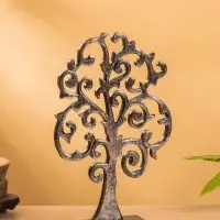 Панно "Древо" МДФ, 30х20х1 см, чёрный