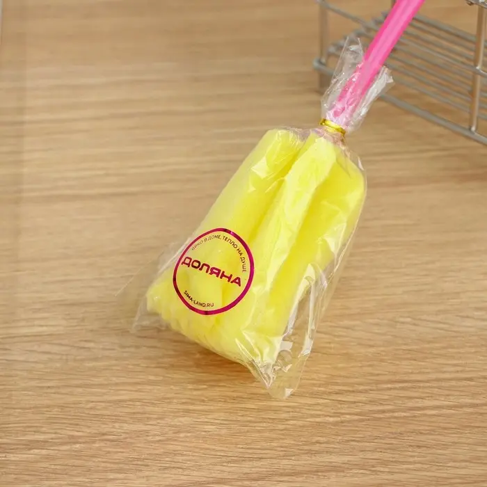 Ёршик для посуды Доляна &laquo;Тюльпан&raquo;, 24&times;5 см, МИКС