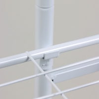 Подставка для цветов Greengo, 4 полки, 43 &times; 22 &times; 82 см, напольная, металл, белая