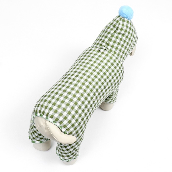 Комбинезон Комбинезон "Пудра", размер S (ДС 25 см, ОШ 29 см, ОГ 40 см) бежевый/зелёный