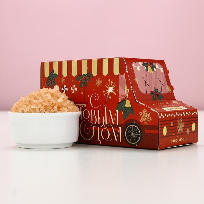 Соль для ванны «Для тебя в Новый Год», 400 г, аромат миндаля, ЧИСТОЕ СЧАСТЬЕ Соль для ванны «Для тебя в Новый Год», 400 г, аромат миндаля, ЧИСТОЕ СЧАСТЬЕ