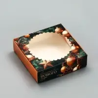 Коробка "Новогодний аромат"  11,5 х 11,5 х 3 см