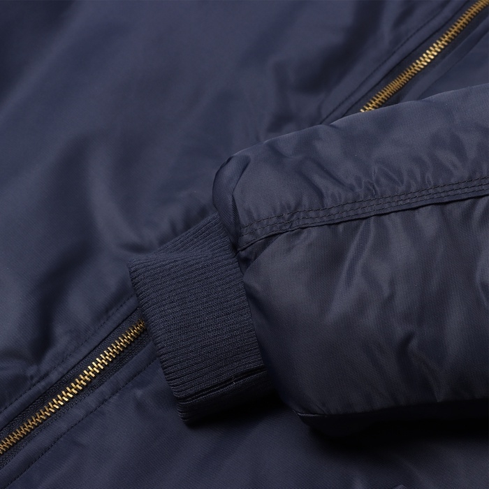 Бомбер мужской на молнии MIST, размер 50, синий Бомбер мужской на молнии MIST, размер 50, синий