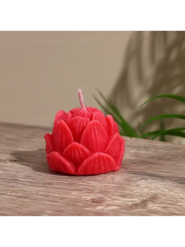 Свеча "Лотос" 5х5х6 см, соевый воск