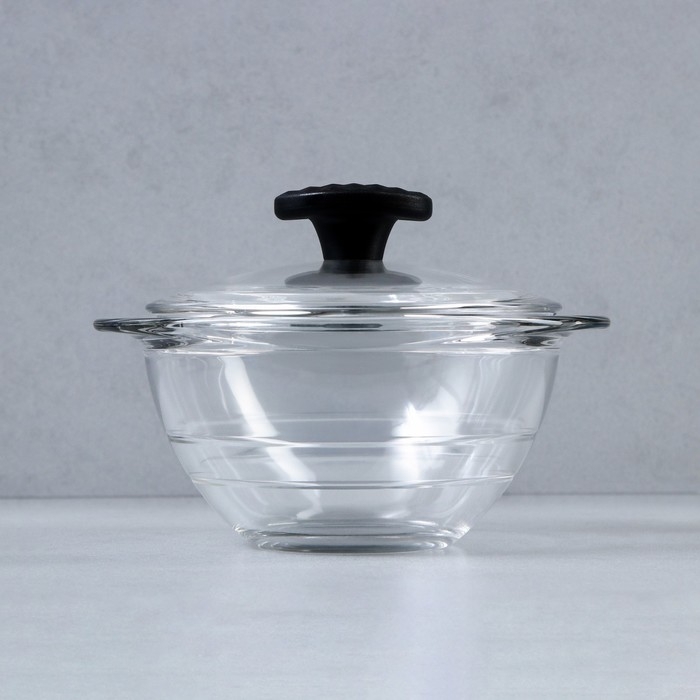 Кастрюля для микроволновой печи стеклянная &laquo;Дорна&raquo;, 1 л, Иран