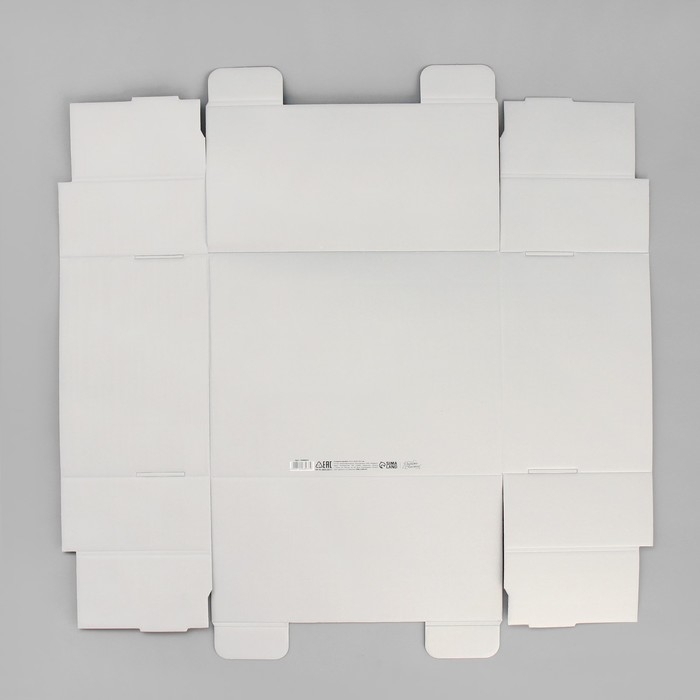 Коробка подарочная складная, упаковка, &laquo;Серая&raquo;, 31.2 х 25.6 х 16.1 см