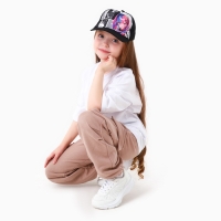 Кепка детская для девочки "Фото"аниме, р-р 52-54 5-7 лет Кепка детская для девочки "Фото"аниме, р-р 52-54 5-7 лет