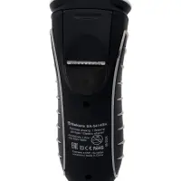 Электробритва Sakura SA-5414BK, АКБ, сеточная, 3 плавающие головки, триммер, чёрная