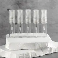 Флакон стеклянный для парфюма, с распылителем, 3 мл, прозрачный