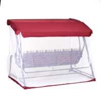 Качели садовые "Панама", 209 х 142 х 155 см, макс. нагрузка 300 кг, бордовые