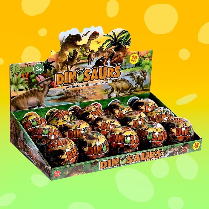 Игрушка-сюрприз в шаре «Мир динозавров» Игрушка-сюрприз в шаре «Мир динозавров»