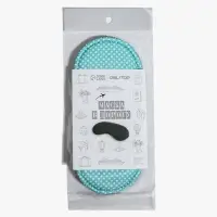 Маска для сна &laquo;Пастель&raquo;, 19&times;8.5 см, резинка одинарная, зелёная