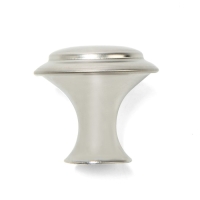 Ручка кнопка ТУНДРА, d=23 мм, цвет матовый никель, 8 шт TMP