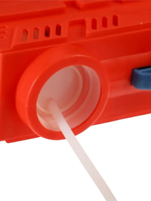 Генератор мыльных пузырей &laquo;Пистолет&raquo;, световые эффекты, работает от батареек, красный