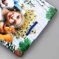 Пакет подарочный новогодний ламинированный, &laquo;Новогодняя пора&raquo; , 11.5&times;6.5&times;14.5 см