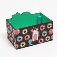 Органайзер для канцелярии «Я верю в единорогов», упитанный единорог Органайзер для канцелярии «Я верю в единорогов», упитанный единорог