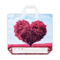 Пакет "В облаках", полиэтиленовый с петлевой ручкой, 37 х 34 см, 70 мкм