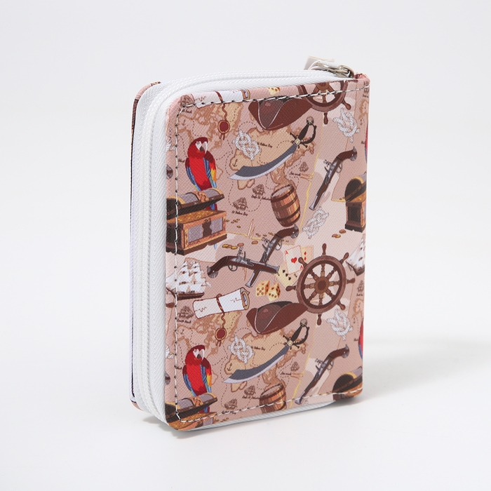 Кошелёк детский на молнии &laquo;Выбражулька&raquo;, цвет бежевый